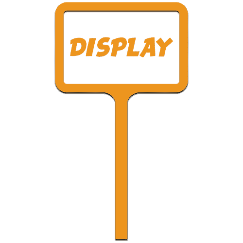 display sign