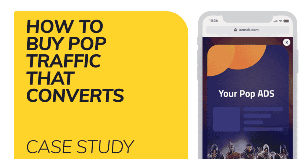 self serve advertising with the best pop traffic sources