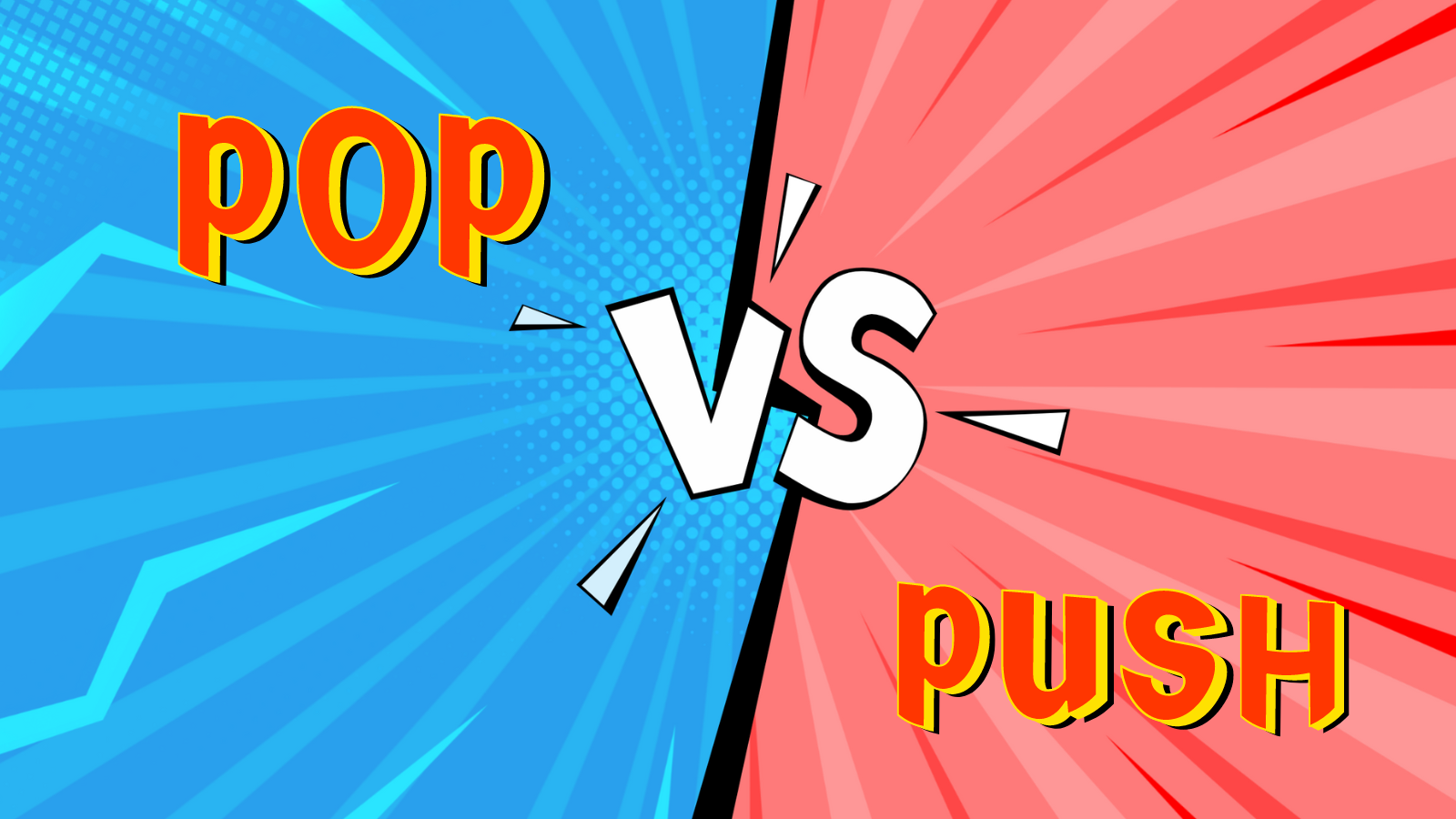 Pop Traffic vs. Push Traffic