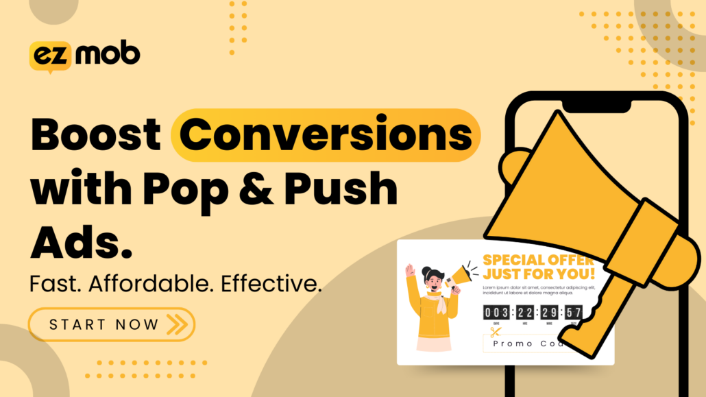 Push and Pop Ad Strategies